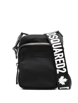 DSQUARED2 сумка через плечо Made With Love с тисненым логотипом, черный