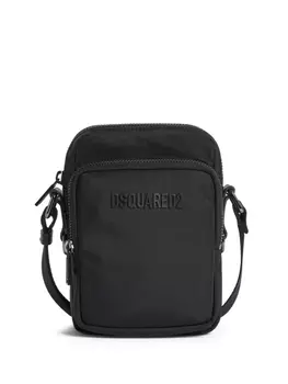 DSQUARED2 сумка-мессенджер с логотипом, черный