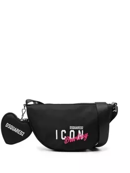 Dsquared2 сумка с логотипом, черный