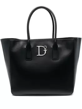 Dsquared2 сумка-тоут с логотипом, черный