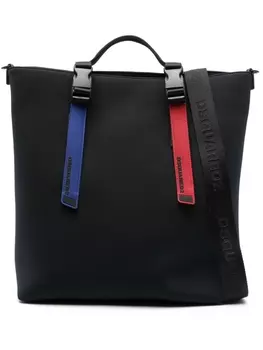 Dsquared2 сумка-тоут с логотипом, черный