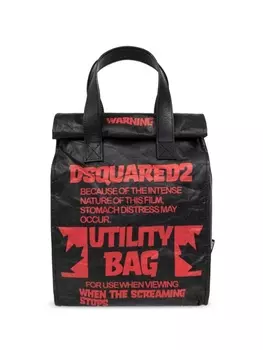 Dsquared2 сумка-тоут с надписью, черный