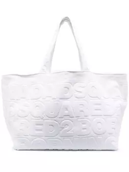 Dsquared2 сумка-тоут Twin с логотипом, белый