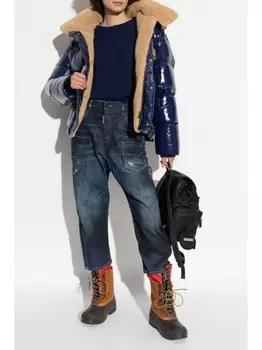 Dsquared2 свитер с круглым вырезом DSQUARED2, синий
