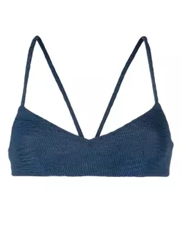 Dsquared2 textured bikini top, синий