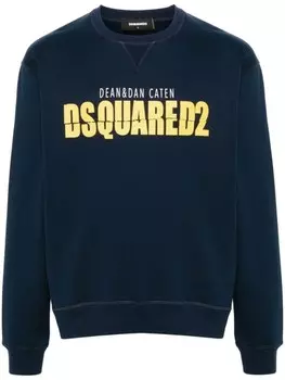 DSQUARED2 толстовка Cool Fit с логотипом, синий