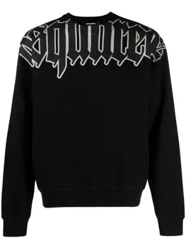Dsquared2 толстовка Cool с логотипом, черный