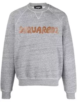 DSQUARED2 толстовка Cool с логотипом, серый