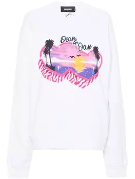 Dsquared2 толстовка Dean & Dan, белый