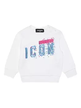 Dsquared2 толстовка Icon с логотипом, белый