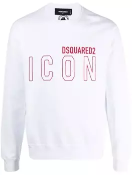 Dsquared2 толстовка Icon с логотипом, белый