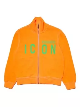 Dsquared2 толстовка Icon с логотипом, оранжевый