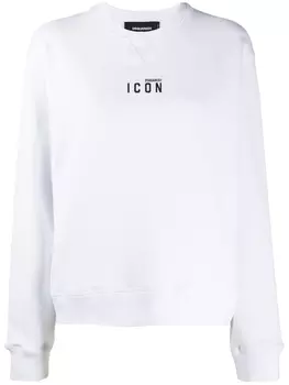 Dsquared2 толстовка Icon с принтом, белый