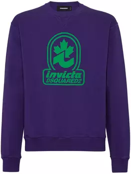 DSQUARED2 толстовка Invicta, фиолетовый