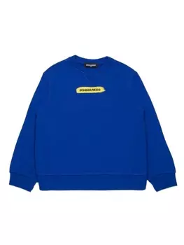 Dsquared2 толстовка из джерси с логотипом, синий