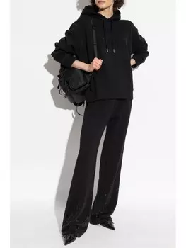 Dsquared2 толстовка с капюшоном DSQUARED2 с матовой отделкой, черный