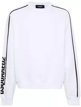 Dsquared2 толстовка с круглым вырезом DSQUARED2, белый
