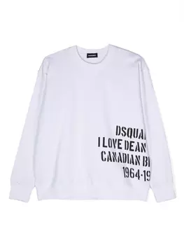 Dsquared2 толстовка с логотипом, белый