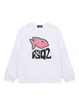Dsquared2 толстовка с логотипом, белый