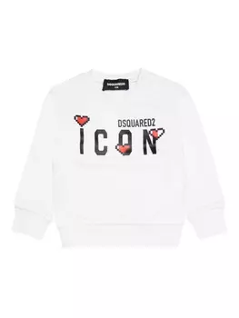 Dsquared2 толстовка с логотипом, белый