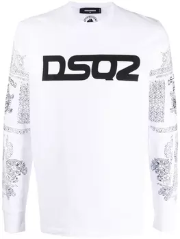 Dsquared2 толстовка с логотипом, белый