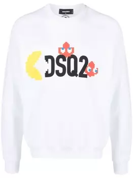 Dsquared2 толстовка с логотипом, белый