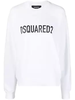 DSQUARED2 толстовка с логотипом, белый