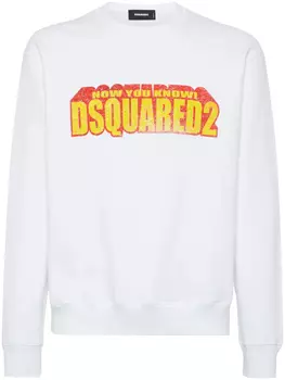 DSQUARED2 толстовка с логотипом, белый