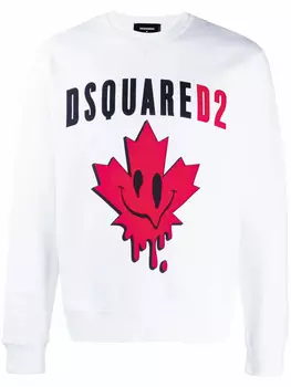 DSQUARED2 толстовка с логотипом, белый