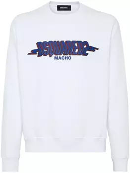 DSQUARED2 толстовка с логотипом, белый