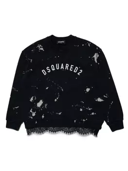 Dsquared2 толстовка с логотипом, черный