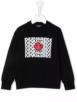 Dsquared2 толстовка с логотипом, черный