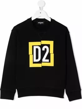 Dsquared2 толстовка с логотипом, черный