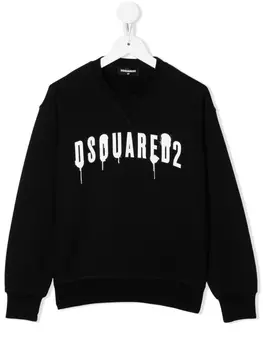 Dsquared2 толстовка с логотипом, черный