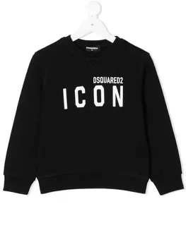 Dsquared2 толстовка с логотипом, черный