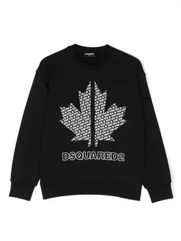 Dsquared2 толстовка с логотипом, черный
