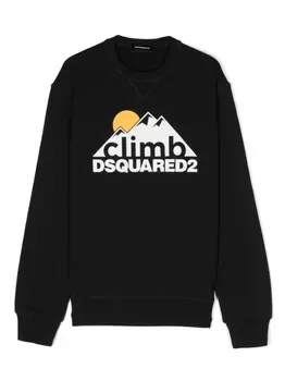Dsquared2 толстовка с логотипом, черный