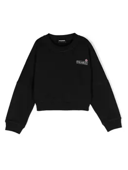 Dsquared2 толстовка с логотипом, черный