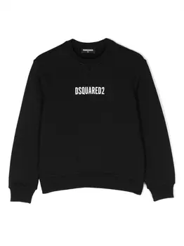 Dsquared2 толстовка с логотипом, черный