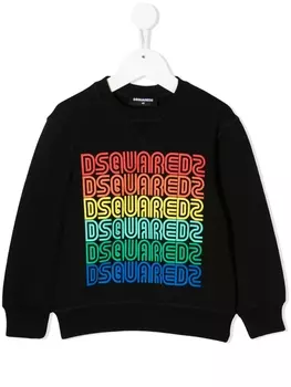 Dsquared2 толстовка с логотипом, черный