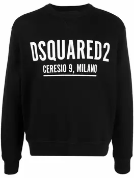 Dsquared2 толстовка с логотипом, черный