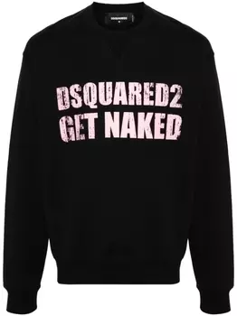 Dsquared2 толстовка с логотипом, черный