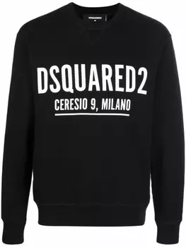 Dsquared2 толстовка с логотипом, черный
