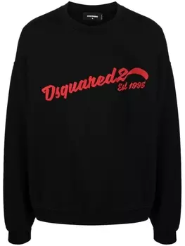 Dsquared2 толстовка с логотипом, черный