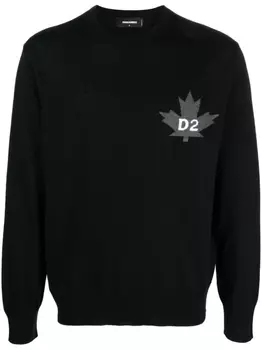 Dsquared2 толстовка с логотипом, черный