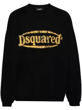 Dsquared2 толстовка с логотипом, черный