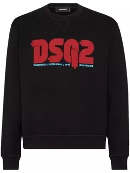DSQUARED2 толстовка с логотипом, черный
