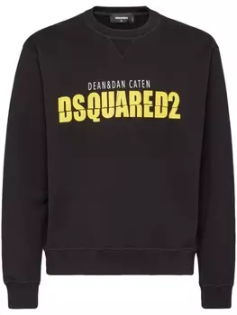 Dsquared2 толстовка с логотипом, черный