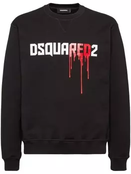 Dsquared2 толстовка с логотипом, черный