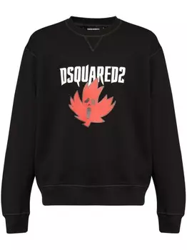 Dsquared2 толстовка с логотипом, черный